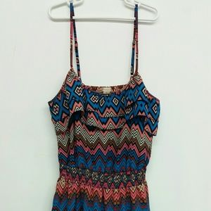 Summer mini dress bohemian geometric hipster vibes